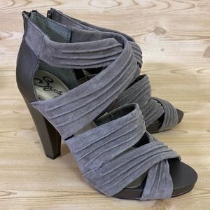 Seychelles Platform Sandals Size 8 Open Toe Block Heels